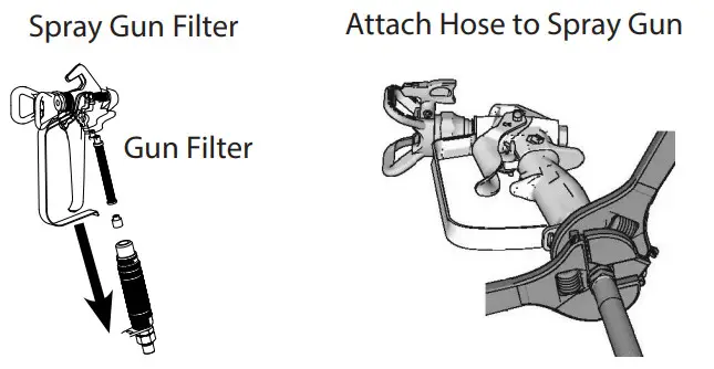 SPRAYIT SP2022 Airless Spray Gun - Filter
