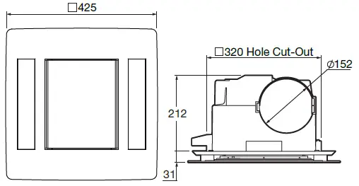 Response-RESP3-1WH-Radiance-3-in-1-Bathroom-Heater-Exhaust-Fan-and-Light-2