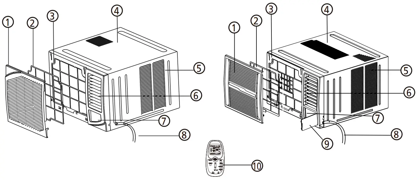 Unit Parts Identification