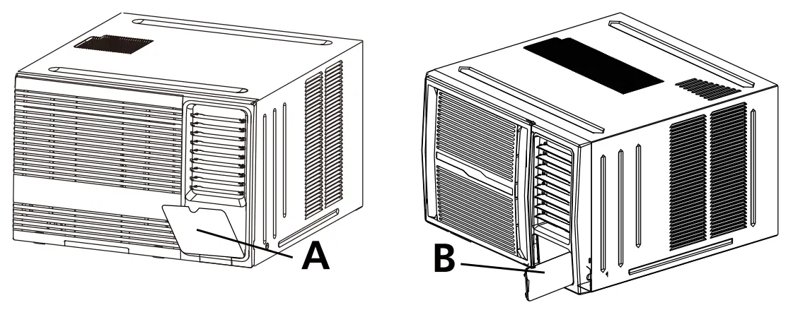 Operation panel cover (some units)