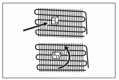 Electrolux SC310 Refrigerator - Rear spacers