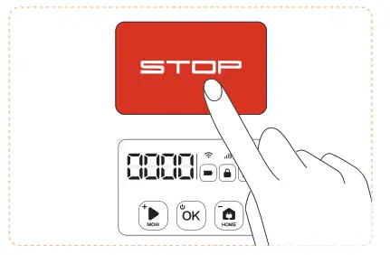 SEGWAY H3000E Robotic Mower - danger,