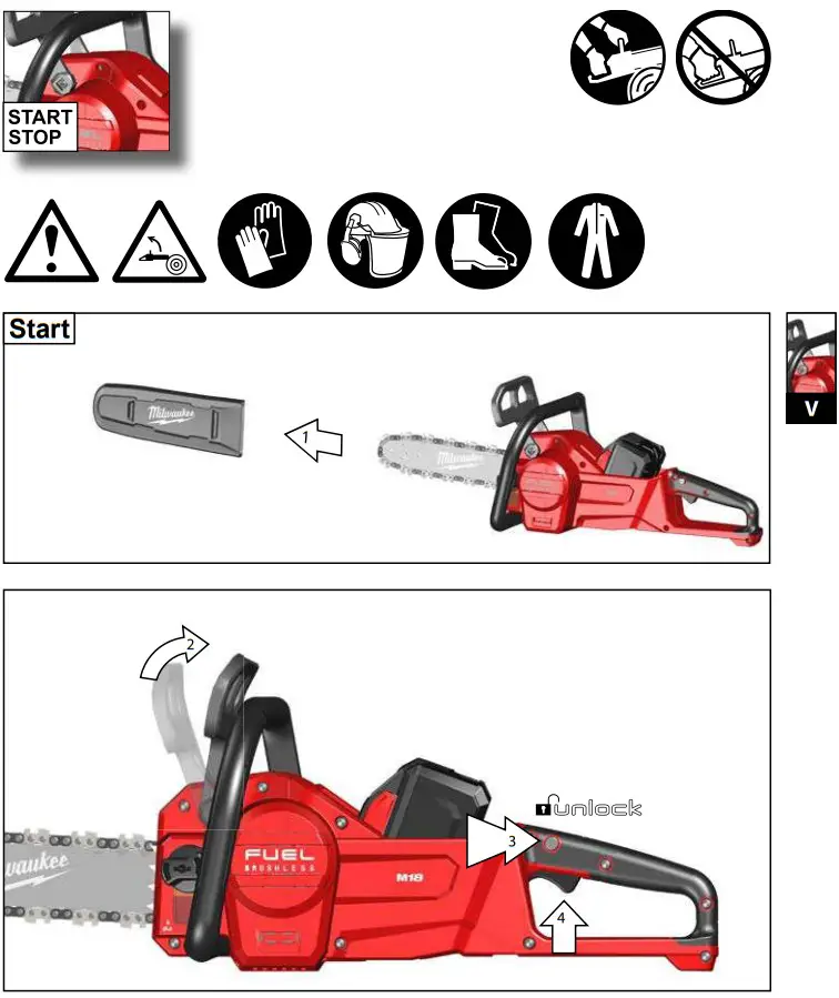 milwaukee M18 FCHS Cordless Chainsaw - fig 10