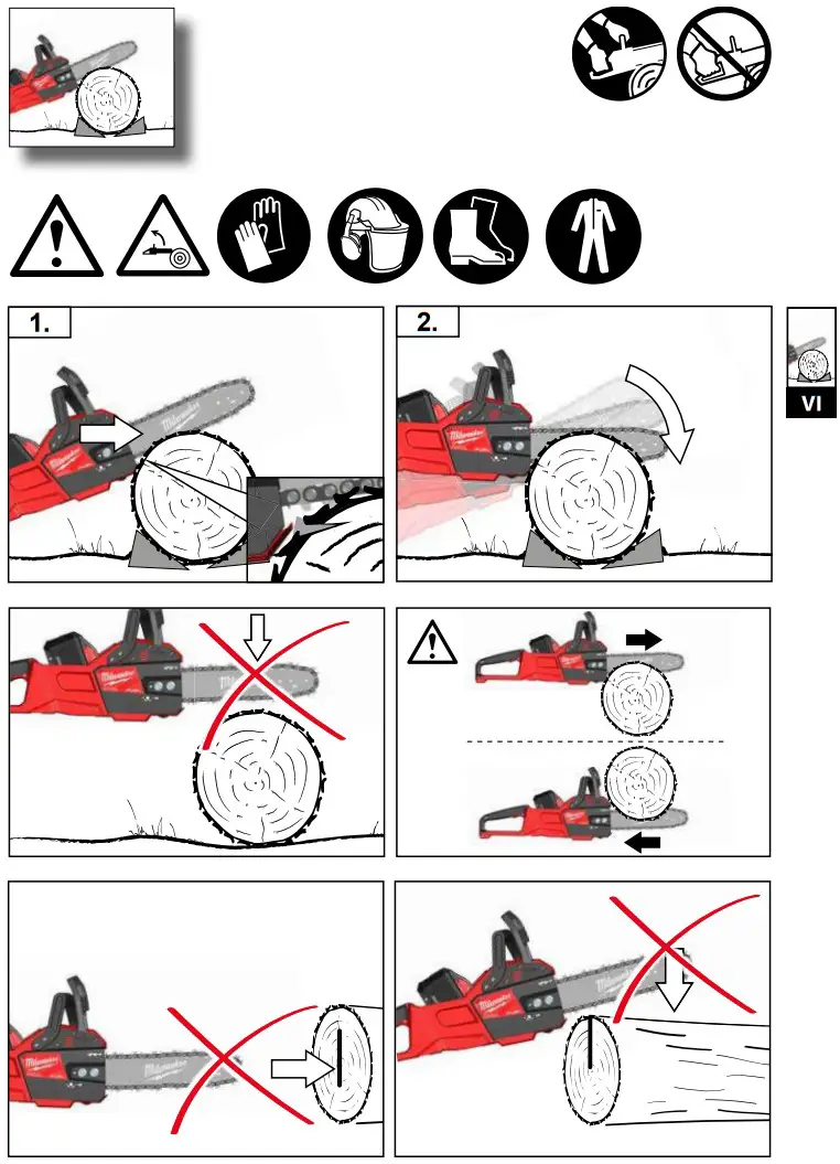 milwaukee M18 FCHS Cordless Chainsaw - fig 12