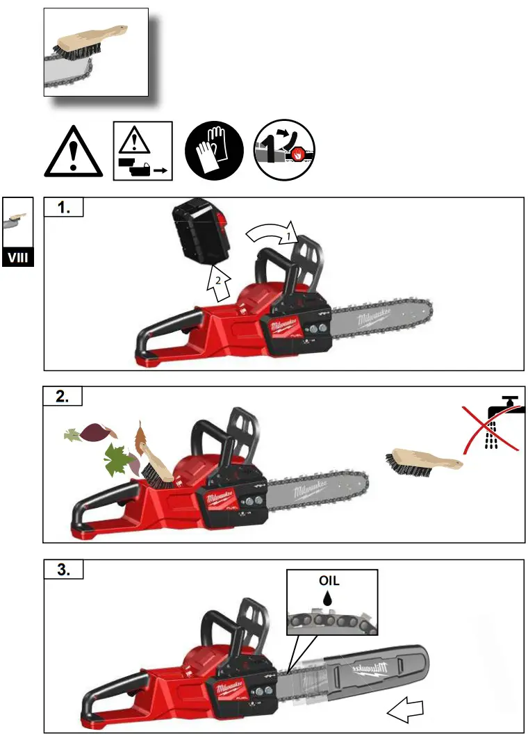 milwaukee M18 FCHS Cordless Chainsaw - fig 17