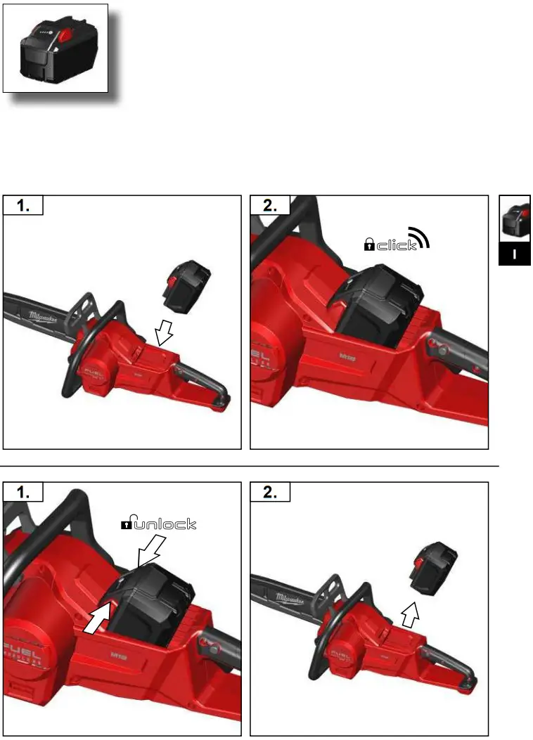 milwaukee M18 FCHS Cordless Chainsaw - fig 4
