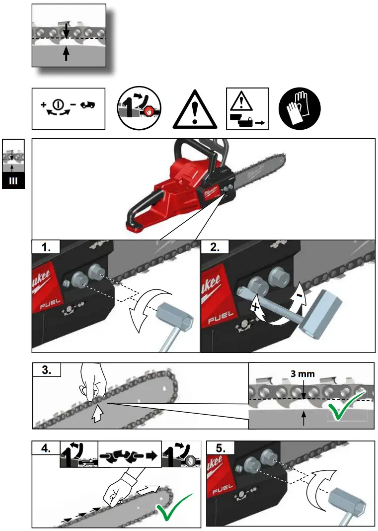 milwaukee M18 FCHS Cordless Chainsaw - fig 7