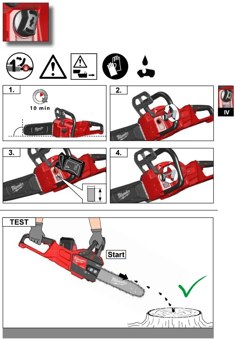 milwaukee M18 FCHS Cordless Chainsaw - fig 8