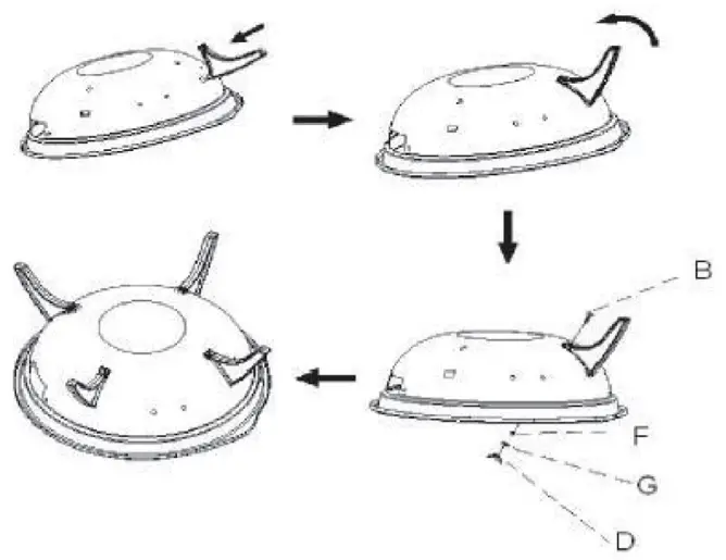 Homewell HMW GR103 Tabletop Electric Indoor and Outdoor Grill - Step 2
