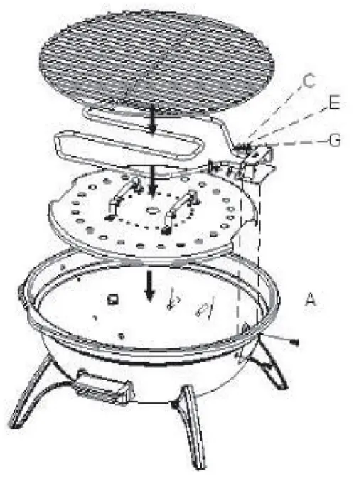 Homewell HMW GR103 Tabletop Electric Indoor and Outdoor Grill - Step 4