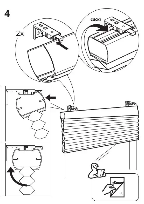 IKEA-10093463-HOPPVALS-Cellular-Blind-Grey-fig-6