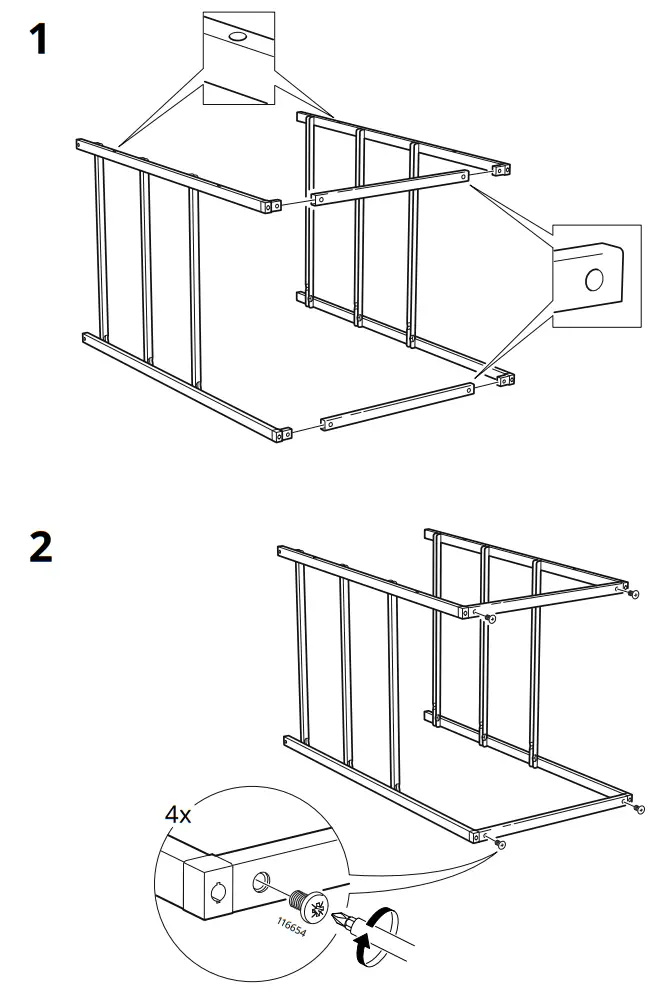IKEA 103 261 78 LENNART Drawer Unit -Figure
