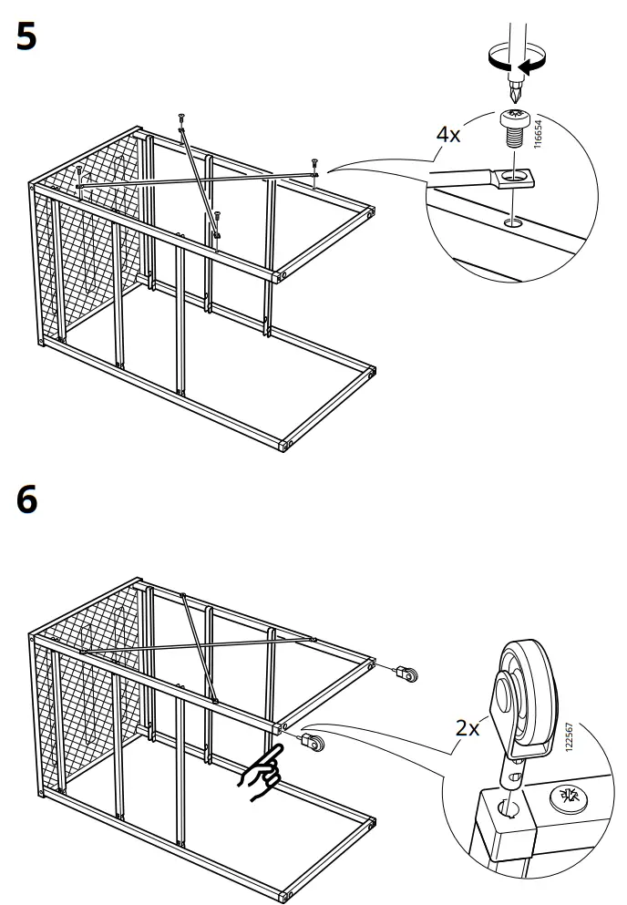 IKEA 103 261 78 LENNART Drawer Unit -Figure2