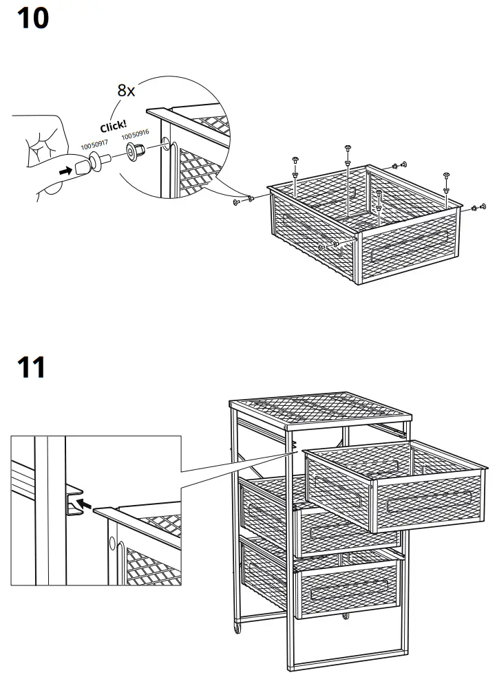 IKEA 103 261 78 LENNART Drawer Unit -Figure5