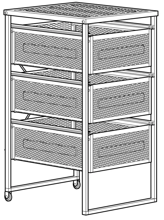 IKEA 103 261 78 LENNART Drawer Unit