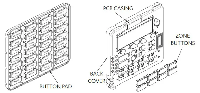 ActronAir LR7-1G Wall Controller - buttons