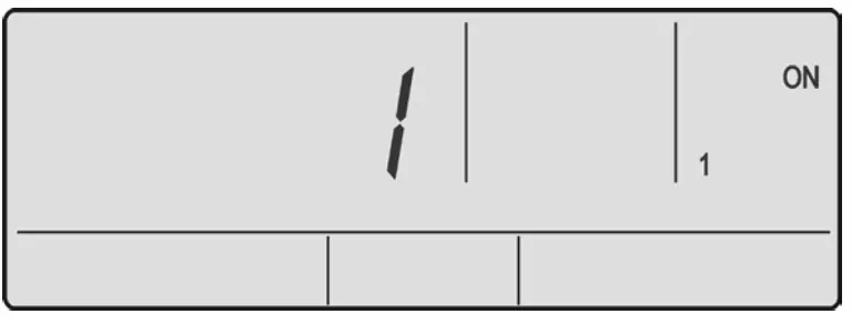 ActronAir LR7-1G Wall Controller - zone button