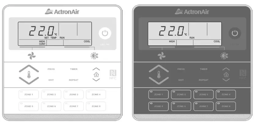 ActronAir LR7-1G Wall Controller