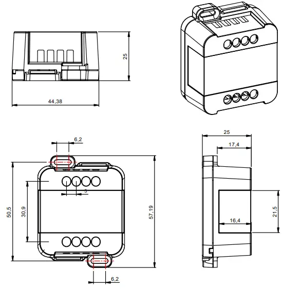 MECHANICAL DIMENSIONS