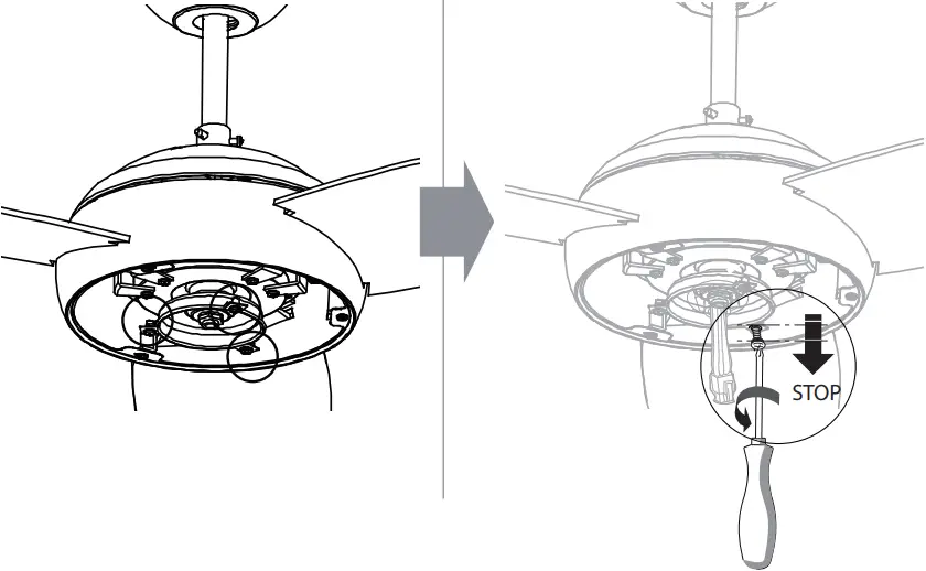 Inspire 36304897 Villar 106cm Ceiling Fan with Light - c20