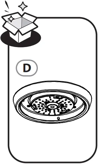 Inspire 36304897 Villar 106cm Ceiling Fan with Light - c21