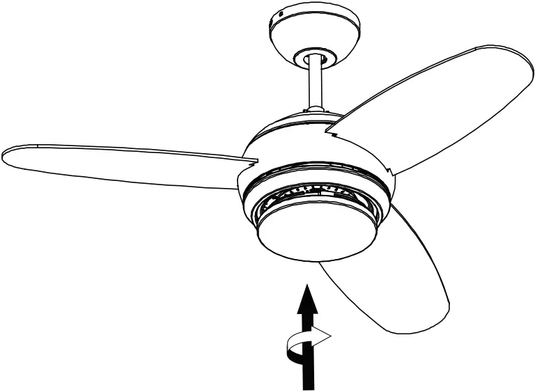 Inspire 36304897 Villar 106cm Ceiling Fan with Light - c26