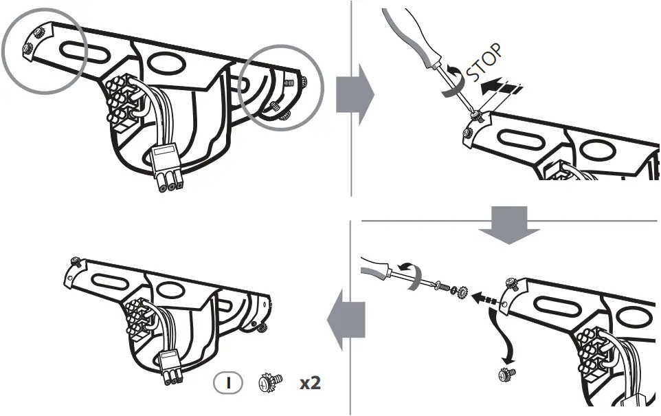 Inspire 36304897 Villar 106cm Ceiling Fan with Light - c4