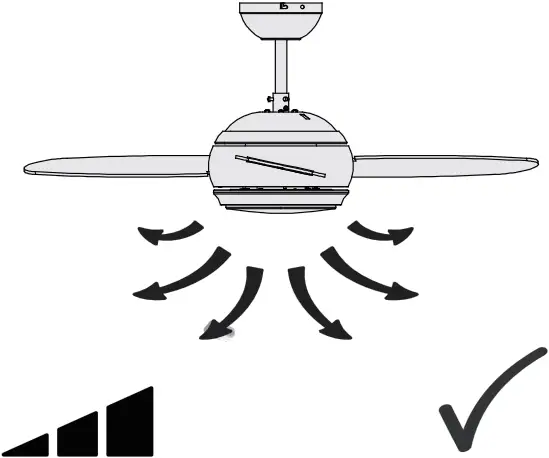 Inspire 36304897 Villar 106cm Ceiling Fan with Light - d18