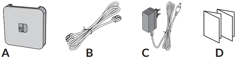 DELTA DORE Tydom Home Smart Home Hub - Box contents