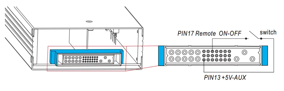 MEAN WELL DBR-3200 Rack Mountable Front End Battery Charger - Remote