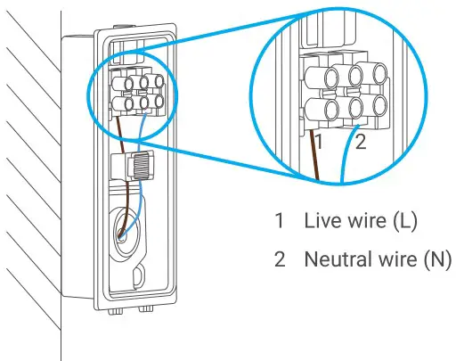 EZVIZ LC3 Security Camera - Connect the wires