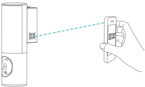EZVIZ LC3 Security Camera - Scan the QR code on the Quick Start Guide
