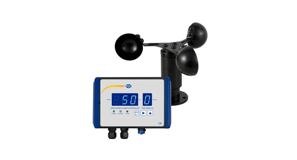 Pce Instruments Pce-wsac 50 Wind Speed Alarm Controller User Manual Pce Instruments Pce-wsac 50 Wind Speed Alarm Controller User Manual