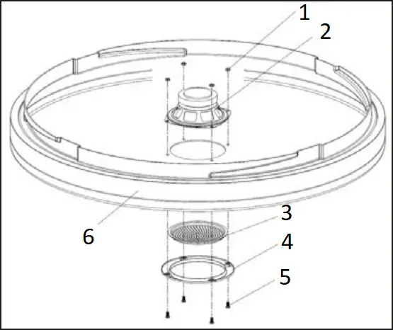 Orbegozo CPB 123105 - SPEAKER INSTALLATION