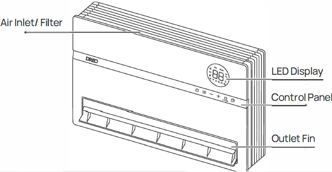 DREO -HSH009 -Smart -Wall -Mounted -Heater - 04