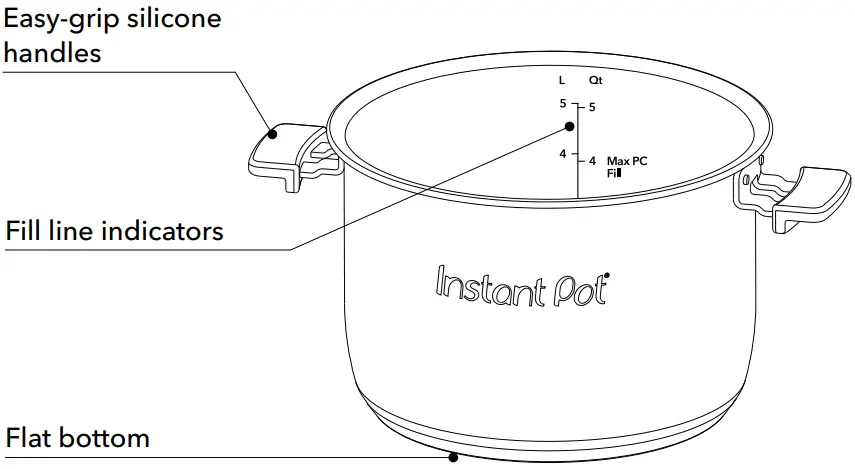 Instant Pot PRO Multi Use Pressure Cooker - Inner pot