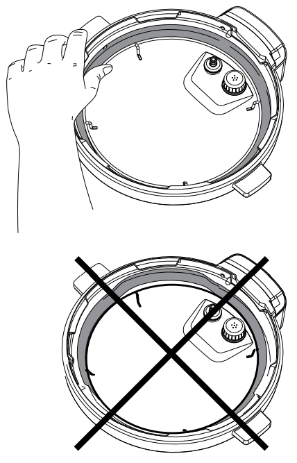 Instant Pot PRO Multi Use Pressure Cooker - Install the sealing ring