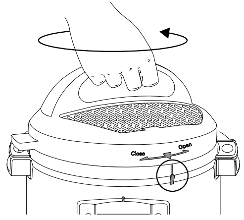 Instant Pot PRO Multi Use Pressure Cooker - Removing the lid