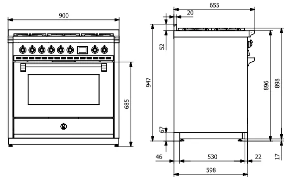Steel-AQ9S-6W-NA-O-Upright-Cooker-with-Combi-Steam-Oven-fig-2