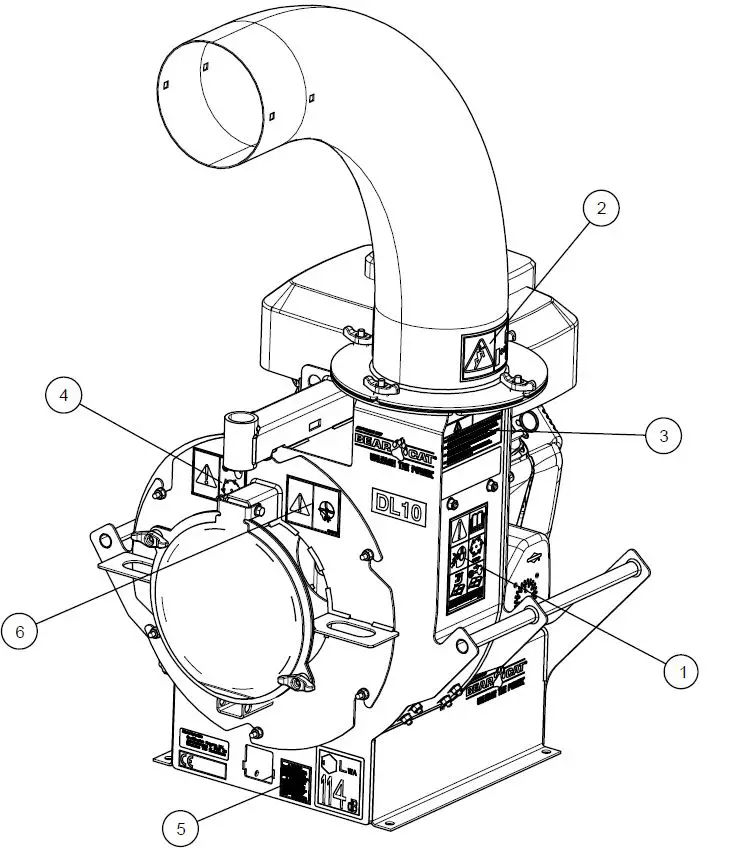 CRARY BEAR CAT-DL10-570cc-Briggs-and-Stratton-Vacuum-Shredder-9