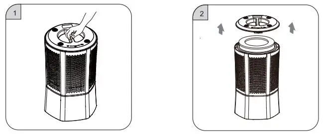 DeedMo AP1188 Tower True Hepa Air Purifier-FIG6