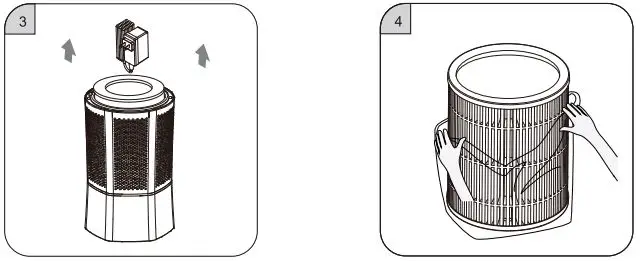 DeedMo AP1188 Tower True Hepa Air Purifier-FIG7