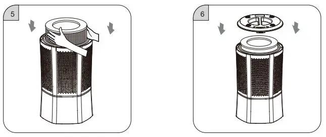 DeedMo AP1188 Tower True Hepa Air Purifier-FIG8