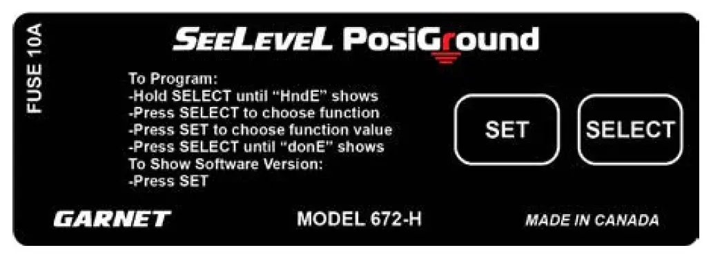 GARNET 672-H Truck Grounding Controller 17