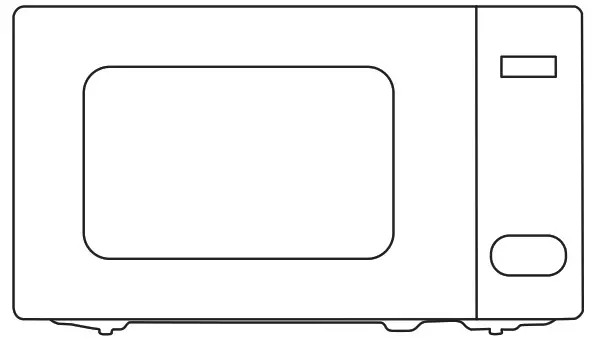 Comfee CMO-C20M1WH Microwave Oven - Cover