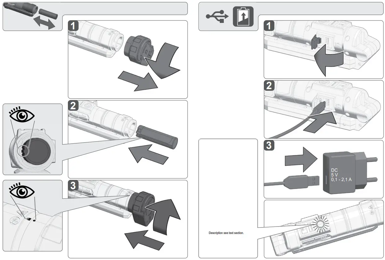 milwaukee L4 SL550 Rechargeable LED Work Light - fig 2