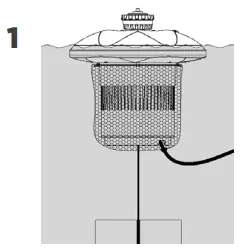 TotalPond 71927 Floating Fountain with LED Lights - Step 1