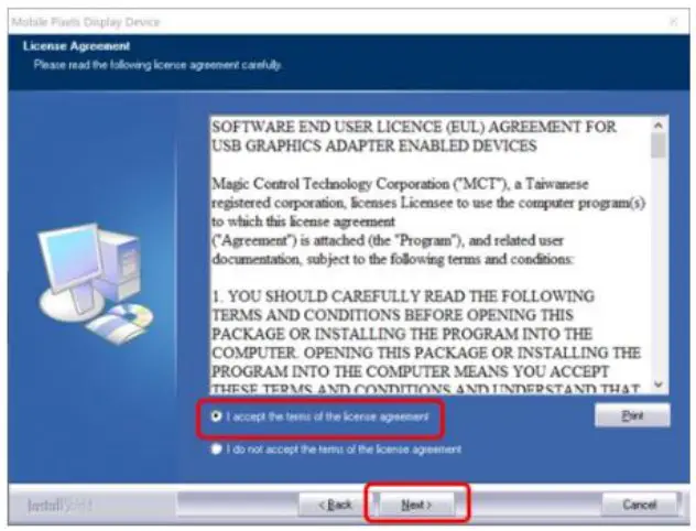 Windows installation