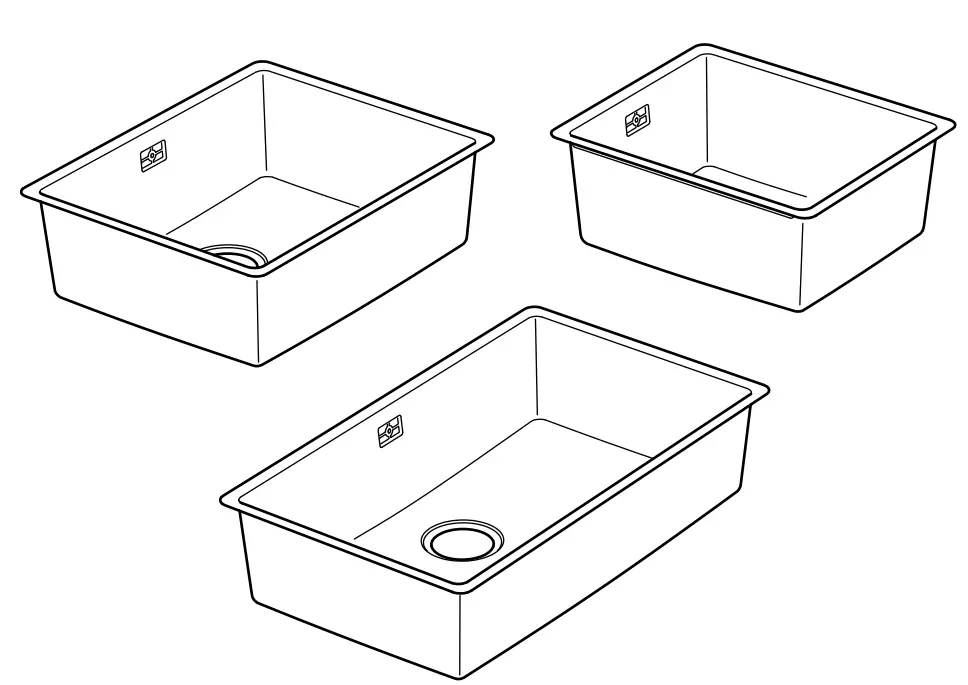 IKEA VRESJÖN Mixer Tap and Water Trap