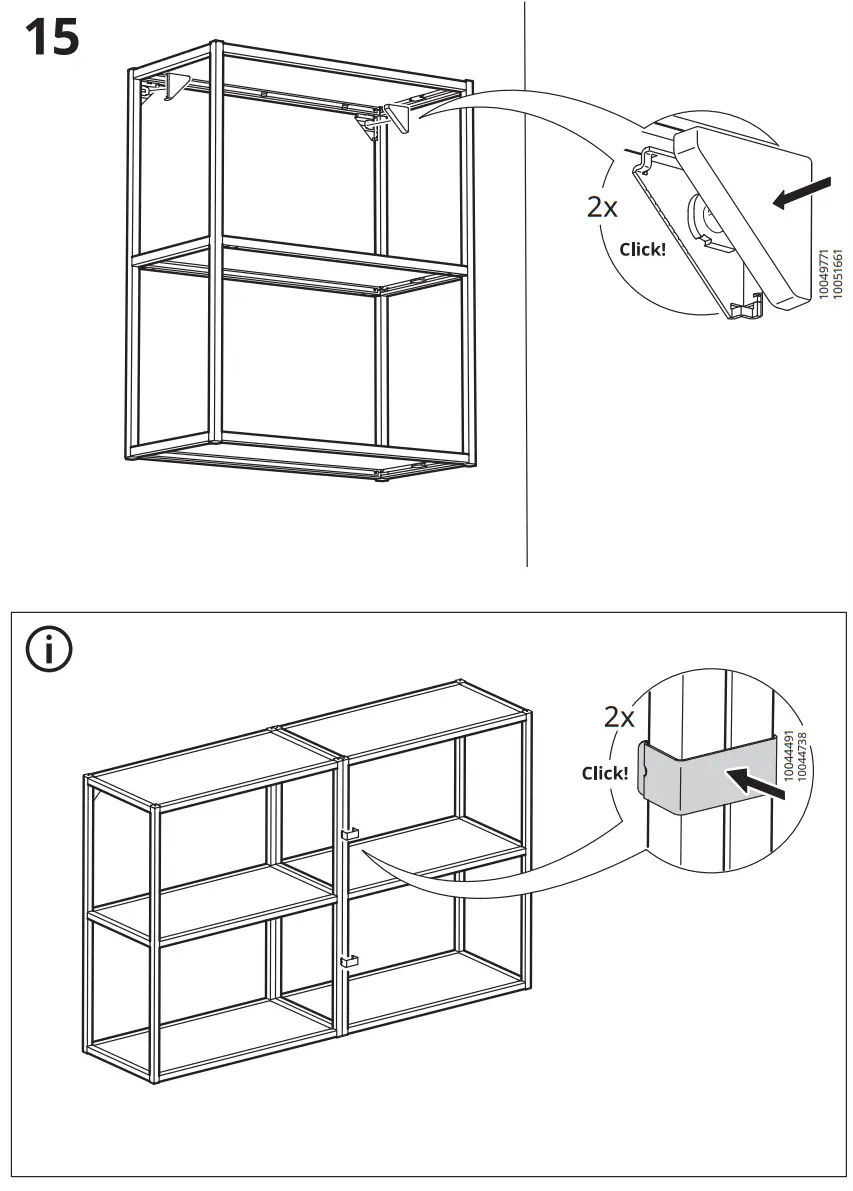 IKEA ENHET Corner Kitchen Anthracite Concrete Effect - fig11